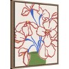 Amanti Art Petal Perimeter Bouquet I by June Erica Vess Framed Wall Art Print - 2 of 4