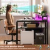Besiost 57-In L Shaped Computer Desk with Charging Station for Home Office - 3 of 4