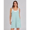 Women Athletic Dress Summer Tennis Workout Active Sports Mini Romper Dress Built In Shorts Travel Vacation Clothes - 4 of 4