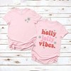 Simply Sage Market Women's Retro Holly Jolly Vibes Front and Back Short Sleeve Graphic Tee - 2 of 4