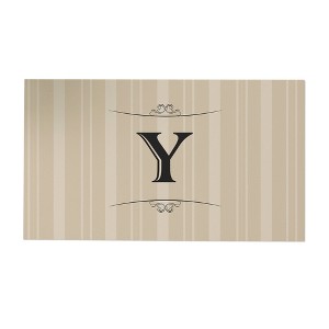 Personalization Mall Elegant Monogram Doormat, 18" x 27" - 1 of 1