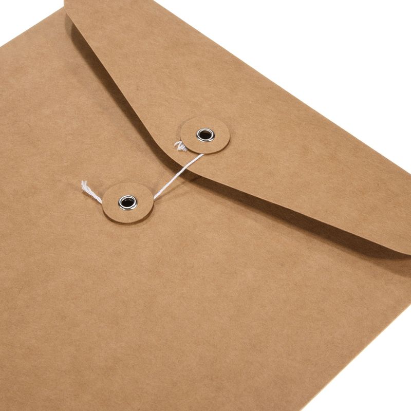 Unique Bargains String File Folders Document Letter Organizer Filing Envelopes Jacket for Office, 4 of 6