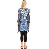 Women's Paisley and Animal Print Scoop Neck Marlene Tunic - White Mark - 3 of 3