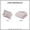 Sapphtopaz Comforter Set Bedding Crushed Velvet Reversible Quilt Set Comforter, Pillow Shams, Machine Washable - 3 of 4