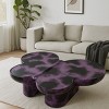 Modern Butterfly Coffee Table with Matte Finish, Unique Accent Table, Small Center Table for Living Rooms or Apartments - Panipeachy - 2 of 4