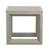 VisioGear Patio End Table, Neutral Tones, Modern Geometric Pattern, Tan, 21.3"*21.5"*20.5" - 2 of 4