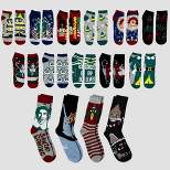Men's Elf 15 Days of Socks Advent Calendar - Assorted Colors 6-12