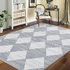 Area Rug Non-Slip Soft Ultra-Thin Carpet Stain Resistant Accent Rug for Living Room Bedroom Dining Room Office Nursery Playroom - 2 of 4