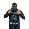 Star Wars Darth Vader Men's Union Suit With Hood - 2 of 4