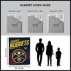 Sweet Home Collection NBA Denver Nuggets Microfiber Plush Throw Blanket - 4 of 4