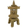 Design Toscano Sacred Pagoda Lantern Illuminated Statue - Beige - 4 of 4