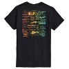 Men's - Beatles - Song Titles Collage Short Sleeve Graphic T-Shirt - 2 of 4