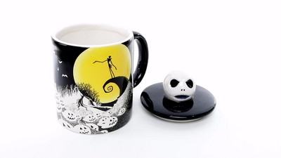 Silver Buffalo Disney The Nightmare Before Christmas merry Scary Ceramic  Soup Mug With Lid : Target