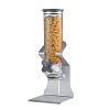 Hone-Can-Do SmartSpace Single Canister Countertop: Freestanding Plastic Kitchen Dispenser, Silver, 16.54" Height - 2 of 4