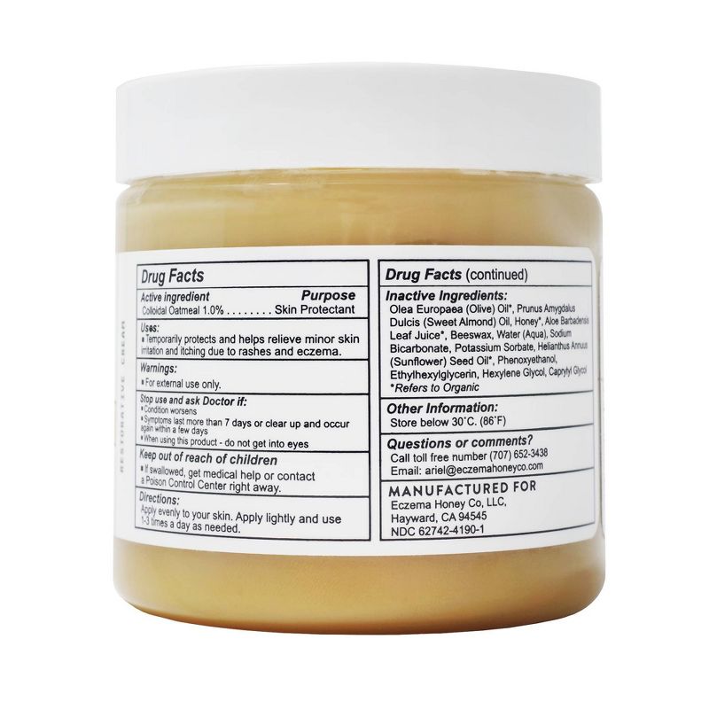 Eczema Honey Original Soothing Cream - 4oz, 3 of 11