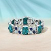 Ross-Simons Turquoise Bracelet With Lapis and 12.00 ct. t.w. Sky Blue Topaz in Sterling Silver - 3 of 4