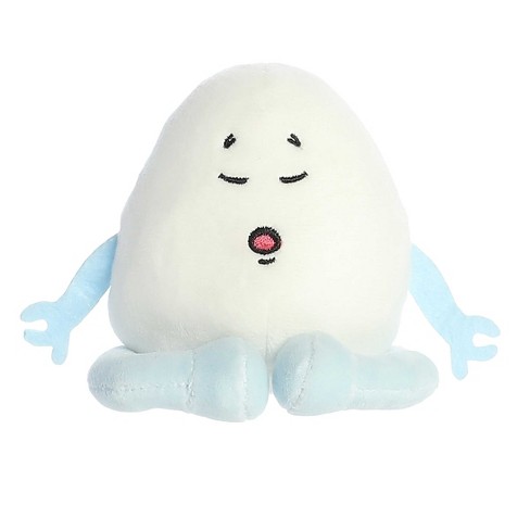 Aurora Mini Ohmm-Let Eggspressions Punny Stuffed Animal White 3.5" - image 1 of 4