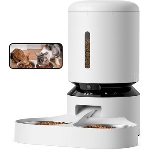 Automatic Cat Feeder with Camera for Two Cats, 1080P HD Video & Night Vision - 1 of 4