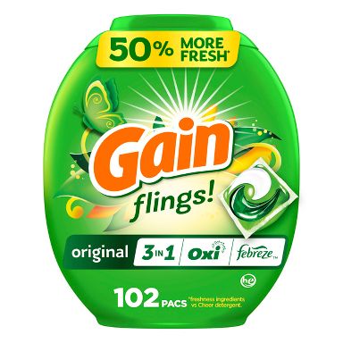 Gain Flings! Original Laundry Detergent Pacs