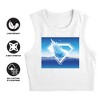 Women's Superman Fortress of Solitude Take Me Home Sleeveless Crop Top Tank - 4 of 4