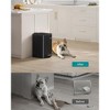 SONGMICS Kitchen Trash Can, 5.2/8 Gallon (20/30 L) Trash Bin, Stainless Steel Garbage Can, with Inner Bucket, Soft Close and Stays Open - 3 of 4
