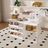 Bella Depot 45.67'' 4-in-1 Folding Storage Craft Table Kitchen Island with Lockable Wheels - 2 of 4