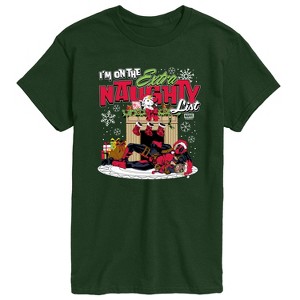 Men's - Marvel - Deadpool Extra Naughty Short Sleeve Graphic T-Shirt - 1 of 3