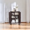 Slate Gray Freestanding Bathroom Floor Storage Cabinet - 11.8 x 23.6 x 31.5 Inches, with 2 Adjustable Shelves for Spacious Bathroom Storage - 2 of 4