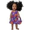 Doll Clothes Superstore Handmade Floral Beach Dress with Matching Purse – Fits 18-Inch Girl Dolls - 3 of 4