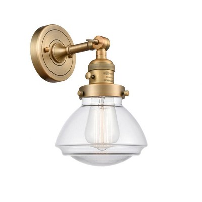 Olean - 1 Light Wall Sconce In Industrial Style-7.75 Inches Tall and 6.75 Inches Wide