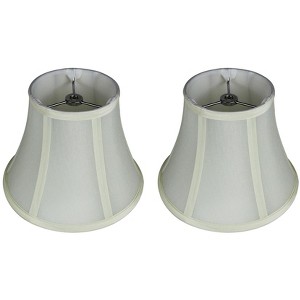 Urbanest Faux Silk Softback Bell Lamp Shade, 5" Top x 9" Bottom x 7" Slant - 1 of 4