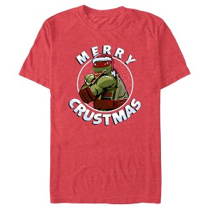 Men's Teenage Mutant Ninja Turtles Raphael Merry Crustmas T-Shirt - 1 of 4