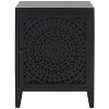 Thea 1 Door Carved Nightstand - NST5300 - Safavieh - 2 of 4