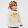 The Juniper Shop SmileyWorld Have The Day You Deserve Groovy Toddler Long Sleeve Tee - 3 of 4