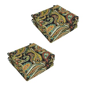 Blazing Needles, Set of 4 Outdoor Chair Cushions - 1 of 2