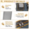 Unique Bargains Pet Portable Travel Backpack for Small Pet with Transparent Cover 1 Pc - 3 of 4
