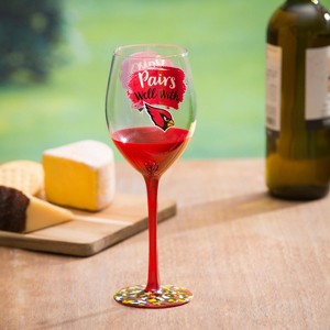 Evergreen Arizona Cardinals, 17oz Boxed Stemware - 1 of 4