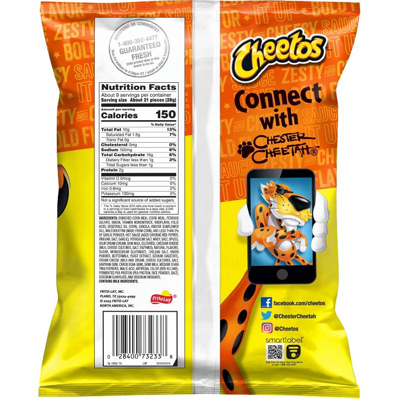 Cheetos Crunchy Buffalo - 8.5oz, 2 of 3
