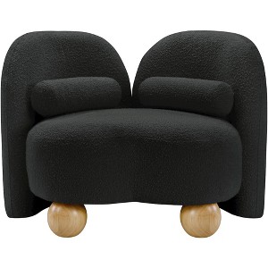 Meridian Furniture,Daphne Chenille Fabric Chair - 1 of 4
