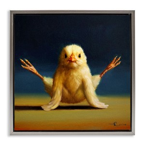 Stupell Industries Yoga Chicks Exercise Pose, 18" x 18" - 1 of 4