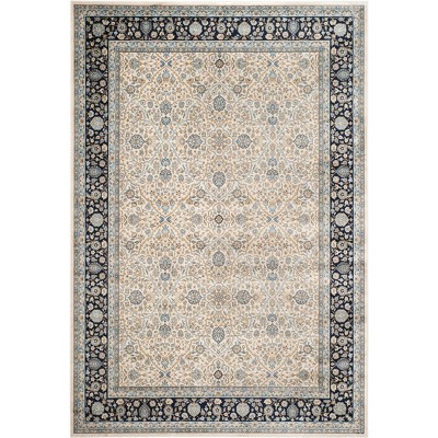  8'X10' Floral Loomed Area Rug Ivory/Navy - Safavieh 