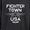 Women's - Top Gun - Property of Fighter Town Lightweight French Terry Slouchy - 2 of 4