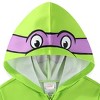Nickelodeon Teenage Mutant Ninja Turtles Tmnt Donatello Boys Zip Up Hoodie For Toddler And Big Kids - Size 10 - 3 of 4