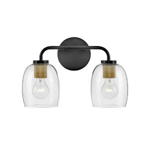 Lark Percy 2 - Light Vanity in  Black/Lacquered Brass - 1 of 4