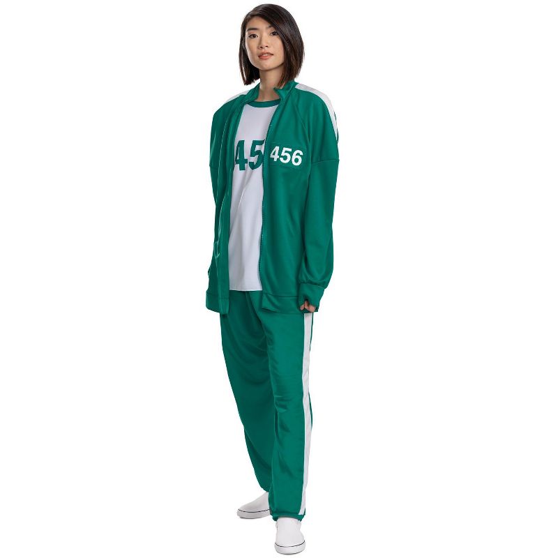 Squid Game Player 456 Track Suit Adult Costume, 3 of 4