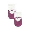Wrapables Anti Slip Mary Jane Socks for Babies (Set of 4) - 2 of 4