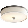 Oxygen Lighting Echo 2 - Light Flush Mount in  Satin Nickel/White - 2 of 3