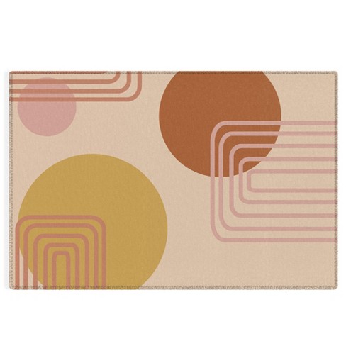 June Journal Modern Desert Abstract Shapes Rug - Deny Designs - image 1 of 4