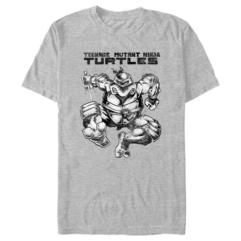 Men's Teenage Mutant Ninja Turtles Black-and-white Raphael Sketch T ...