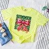Simply Sage Market Coquette Watermelon Bow Summer Chart Garment Dyed Tee - 3 of 4